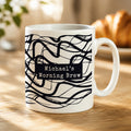 Personalised Black Pattern Mug