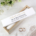 Personalised Black & Gold Free Text Certificate Holder