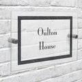 Personalised Slate Effect Acrylic House Sign
