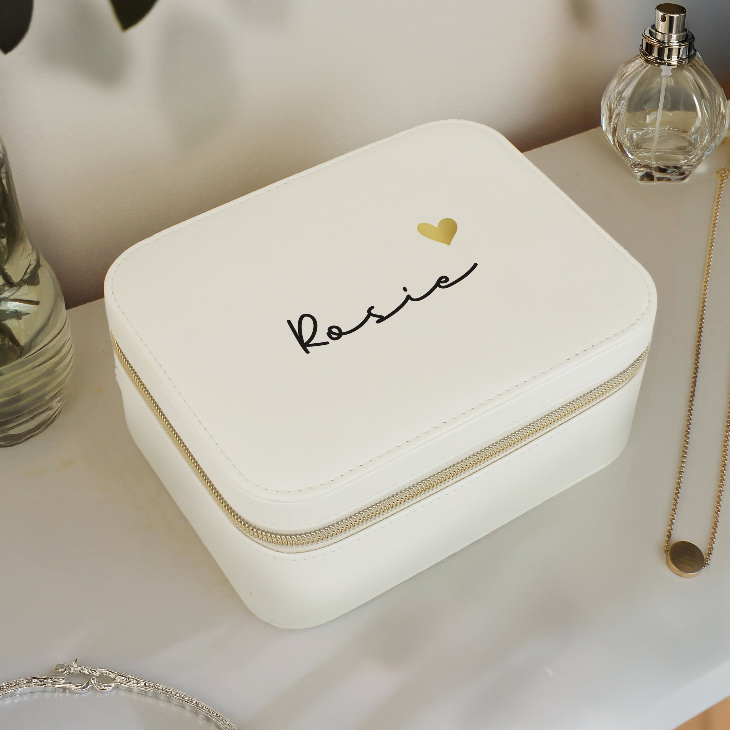Personalised Leatherette Jewellery Box