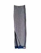 Navy Merino Lambswool Scarf | Sustainable & British Made