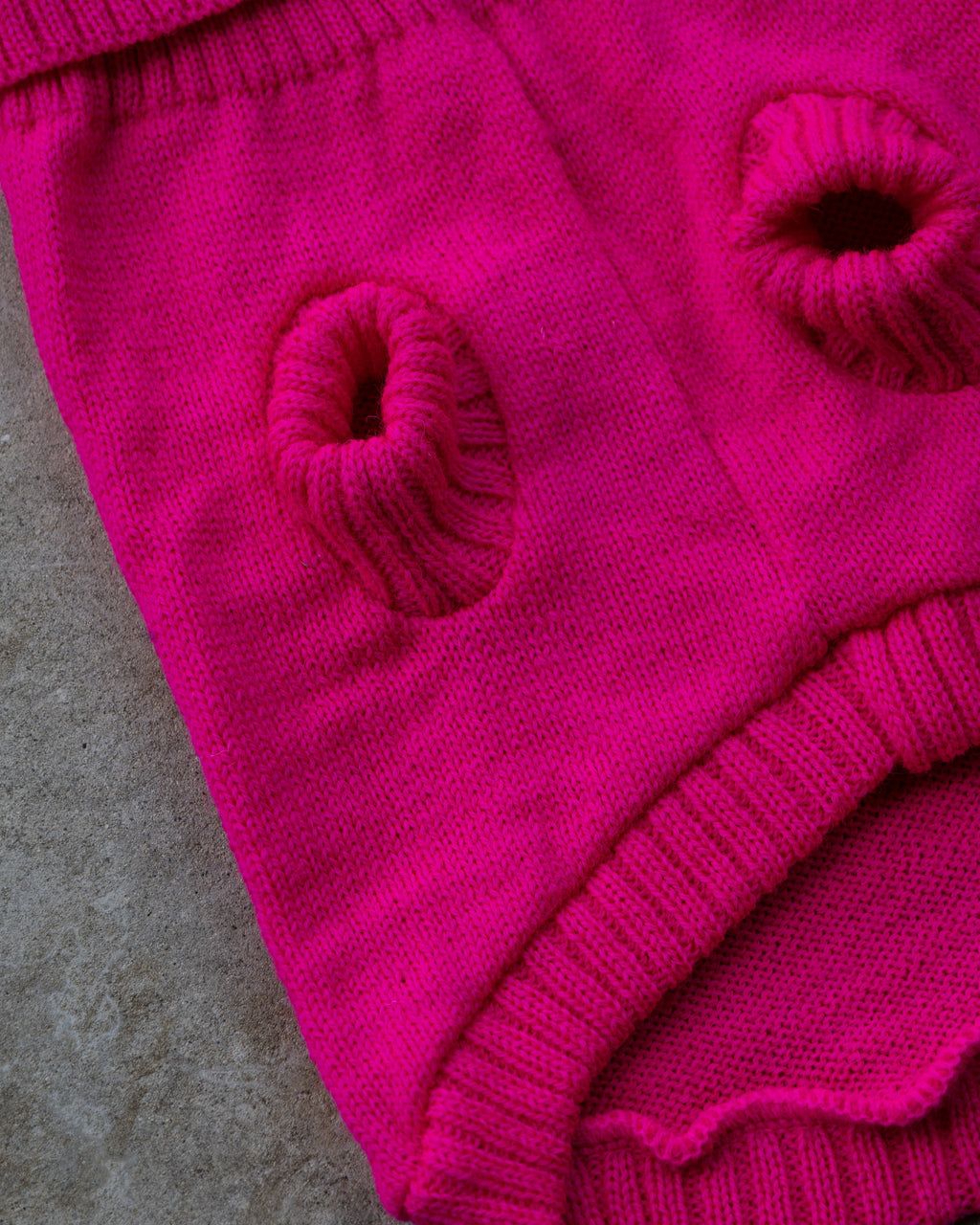 Fandango Pink British Wool Dog Jumper