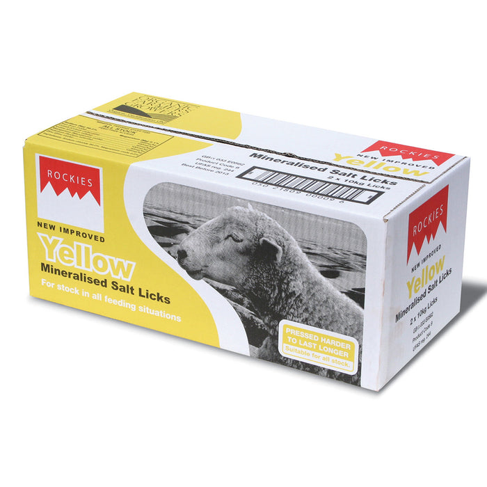 Rockies Yellow Cattle Salt Lick