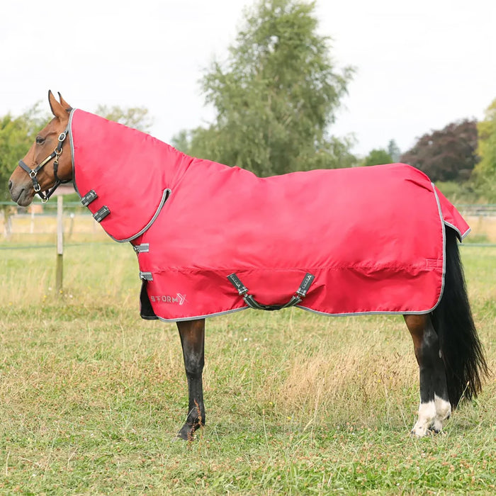 Stormx Empra 300g Combi Turnout Rug Red