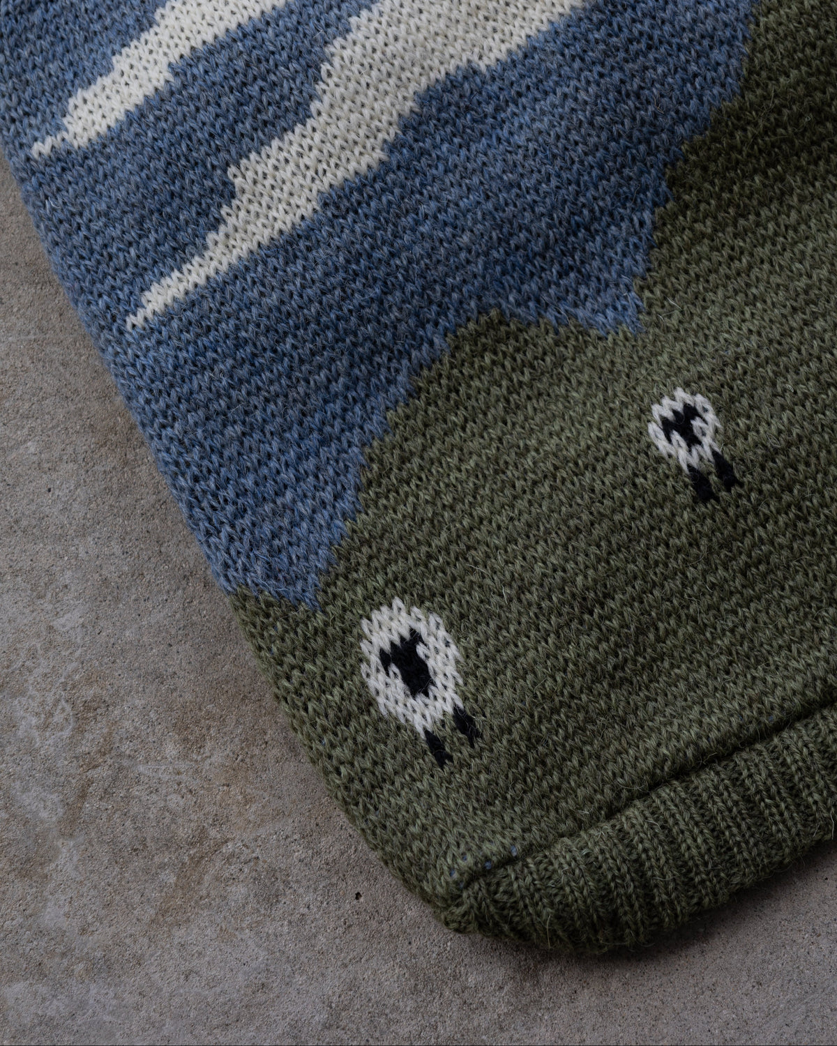 Blackface Sheep Dog Jumper in British Wool