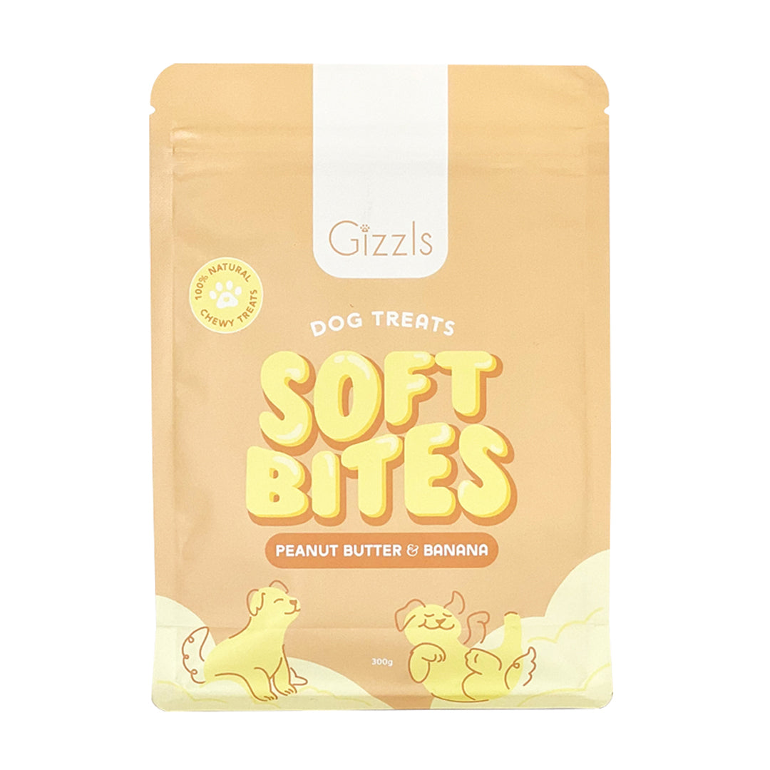 Peanut Butter & Banana Soft Dog Treats (300g)