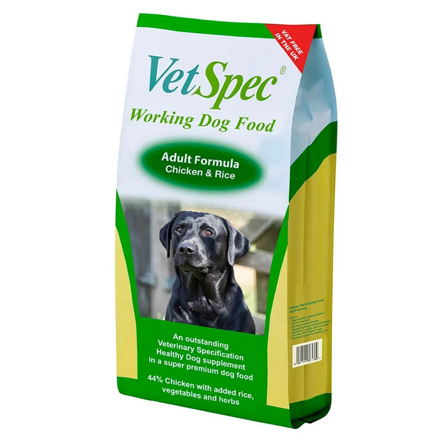 Vetspec Working Dog Adult Formula Chicken & Rice