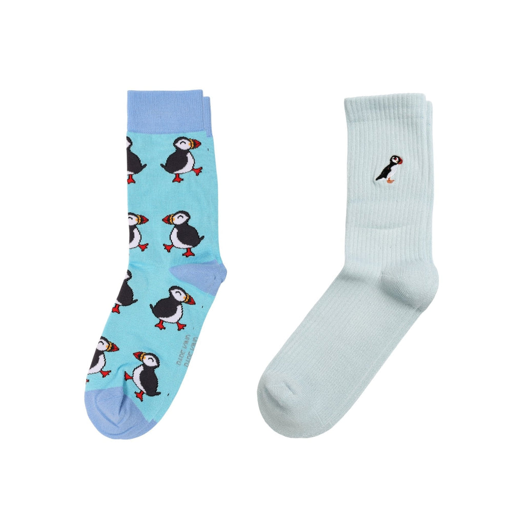 The Blue Puffin 2 Pack Bamboo Sock Set