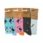 The Puffin 4 Pack Bamboo Sock Set