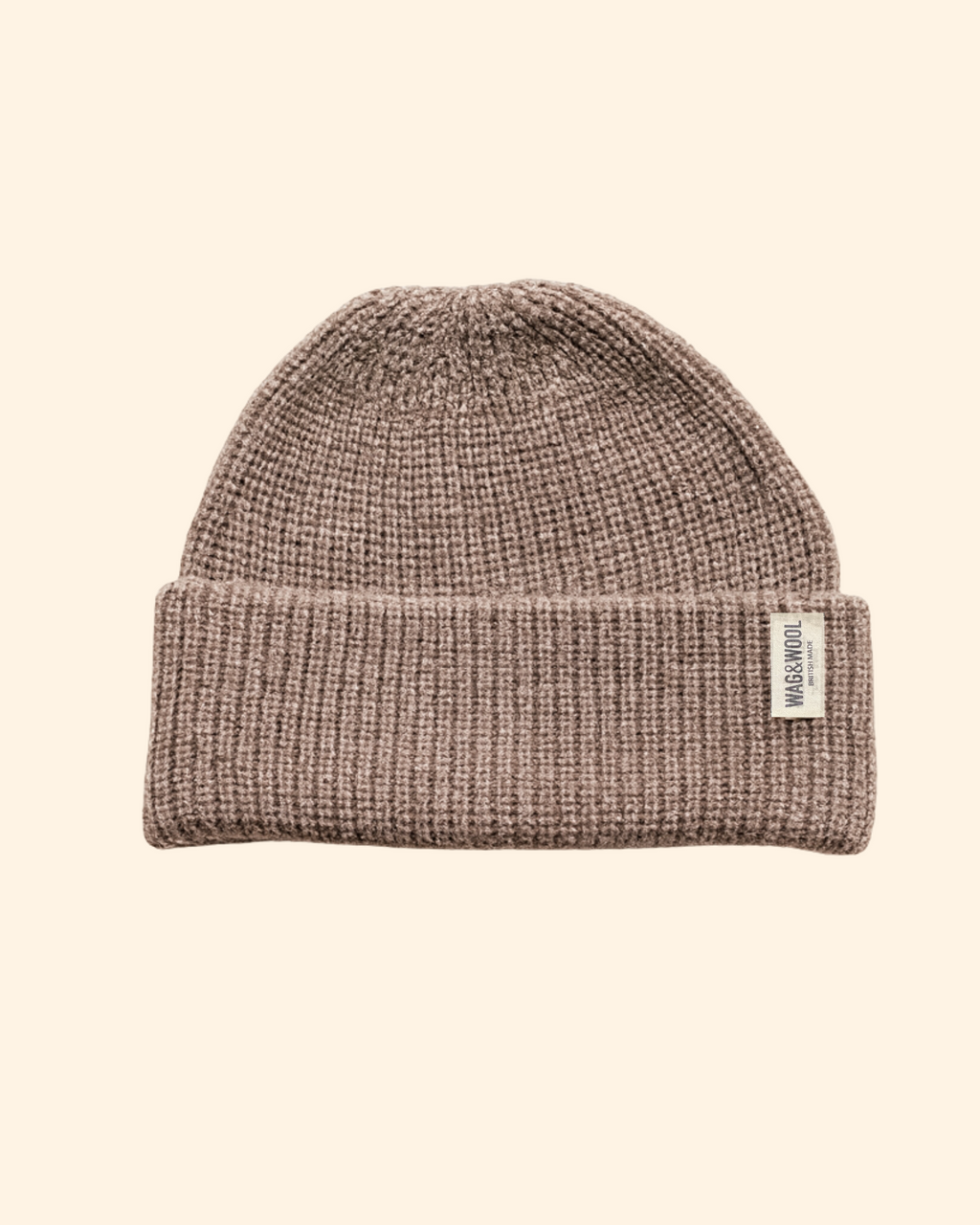 Oatmeal British Wool Beanie Hat