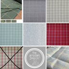 Drogo Red Check Dog Blanket | Luxury Handmade Reversible Sherpa Throw | Customisable Pet Blanket UK