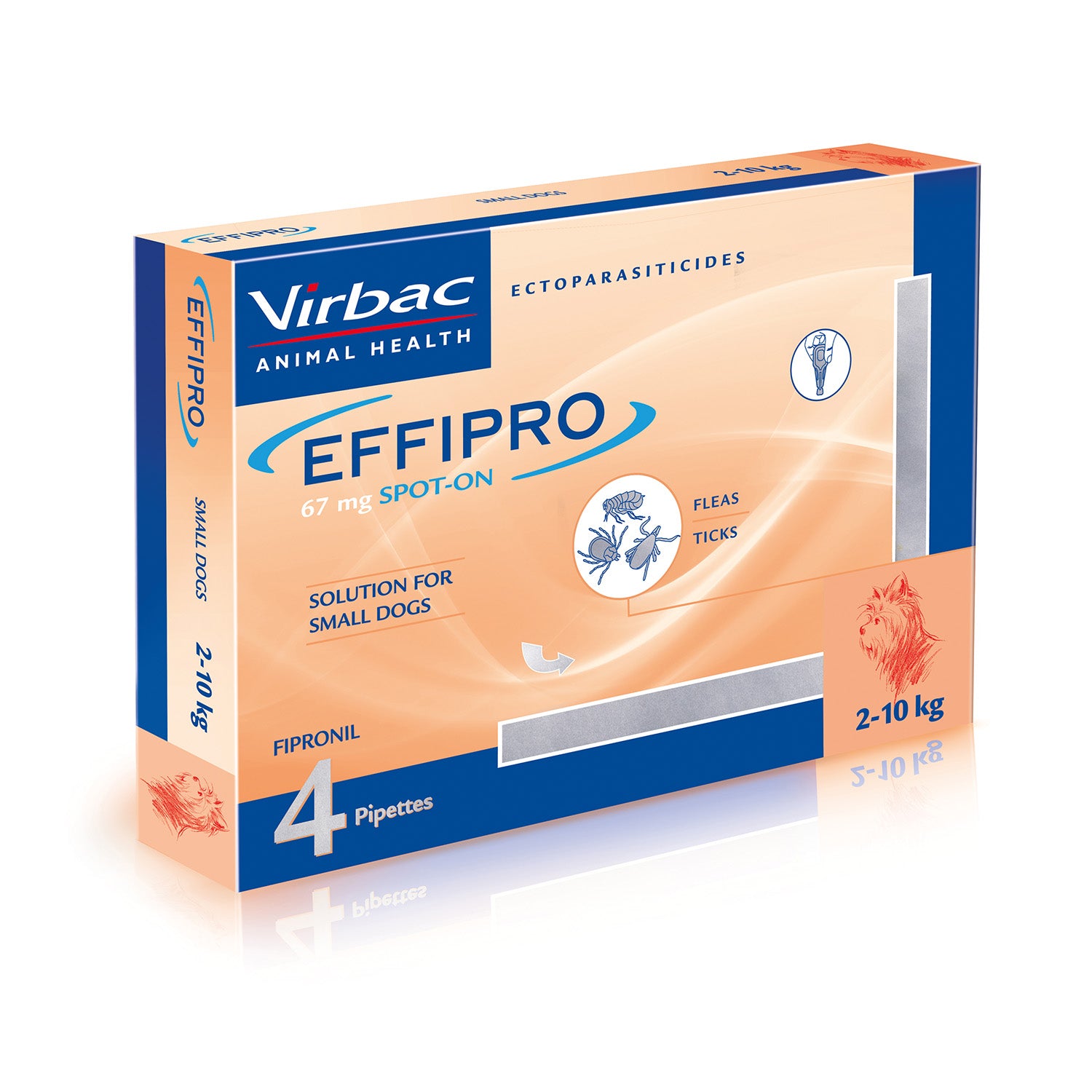 Virbac Effipro Spot-on Solution for Small Dogs 2-10kg