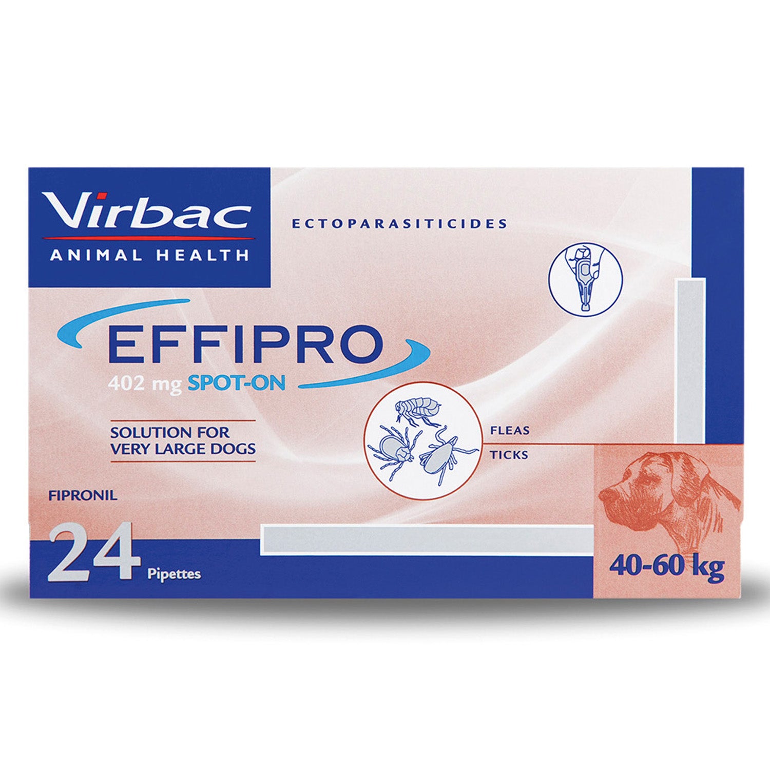 Virbac Effipro Spot-on Solution for Xlarge Dogs 40-60kg