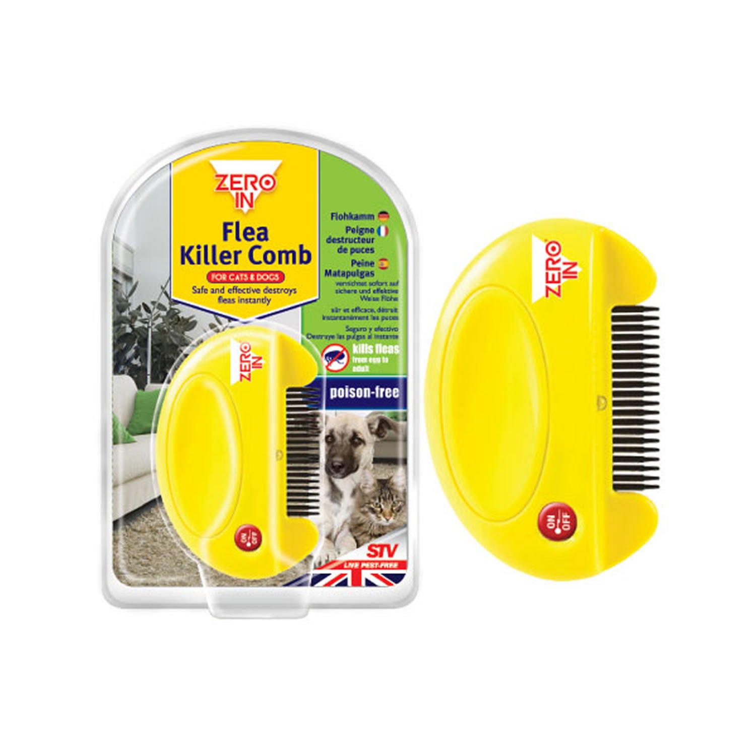 Zero in Flea Killer Comb