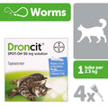 Droncit Spot-on 20mg Solution for Cats