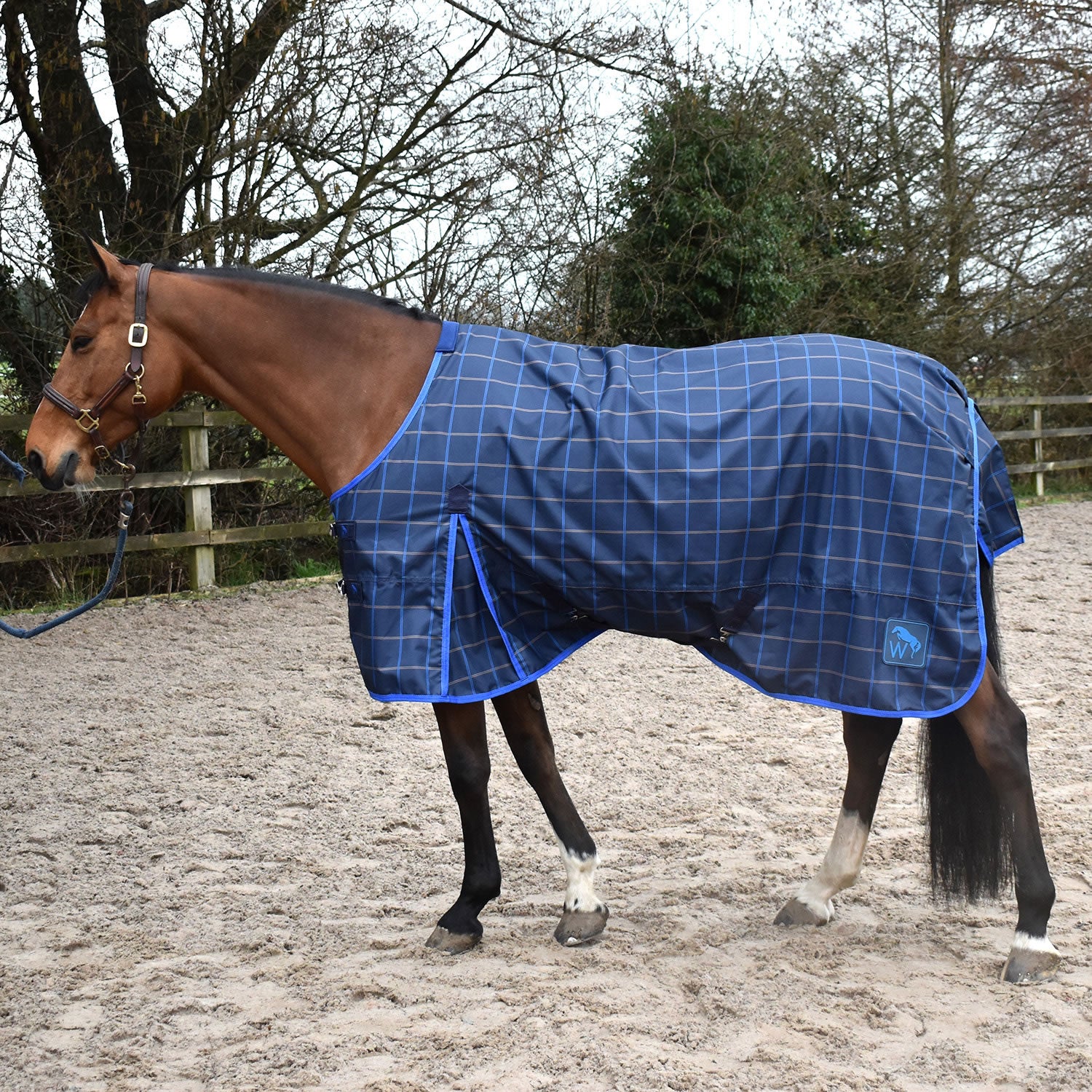 Whitaker Jacob Lightweight Turnout Rug 0gm Navy/blue