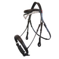 Whitaker Br072 Lynton Snaffle Bridle C/w 2 Browbands Havana