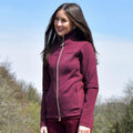 Whitaker Ow148 Legend Zip-up Jacket Burgundy