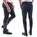 Whitaker B142m Miami Mens Breeches/silicone Seat Navy
