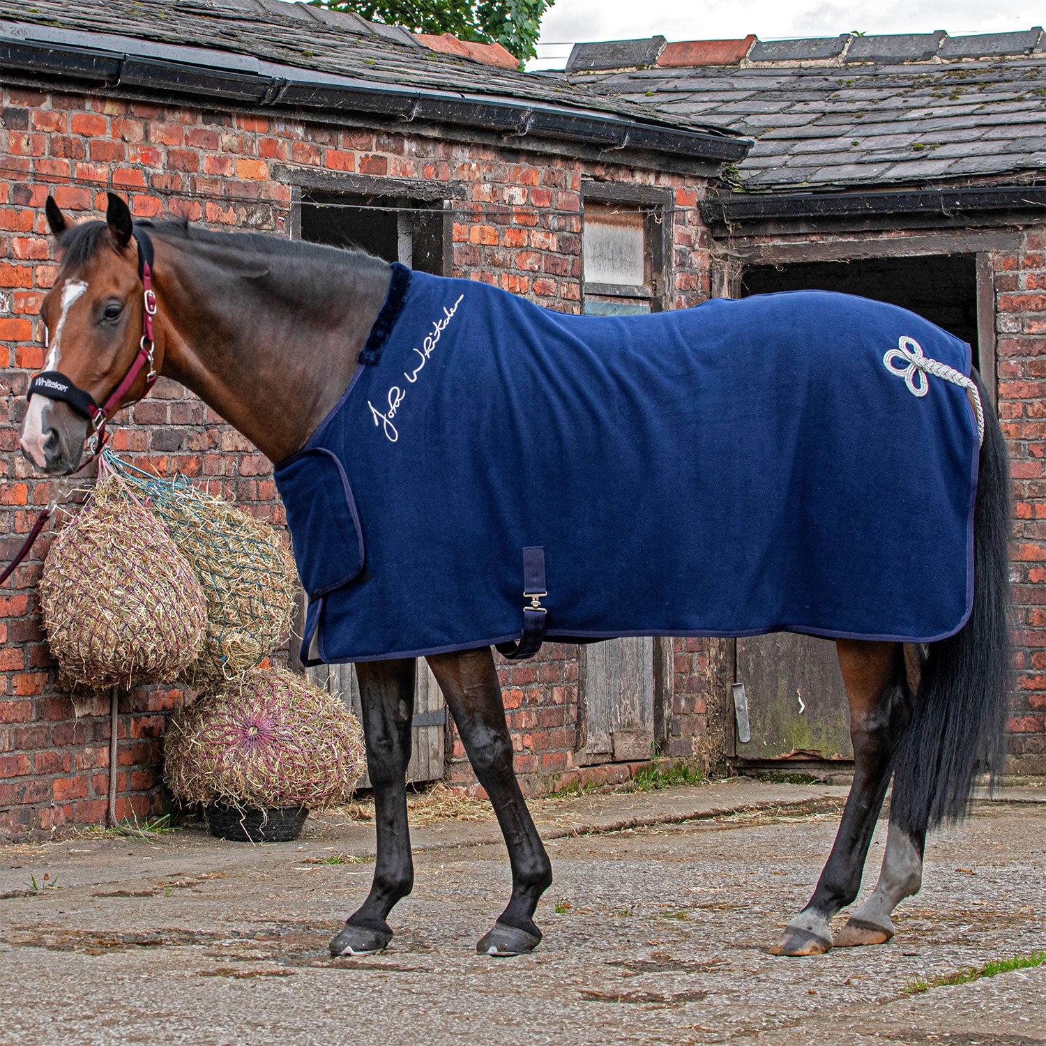 Whitaker R375 Chelsea Luxury Bonded Show Rug Navy/silver