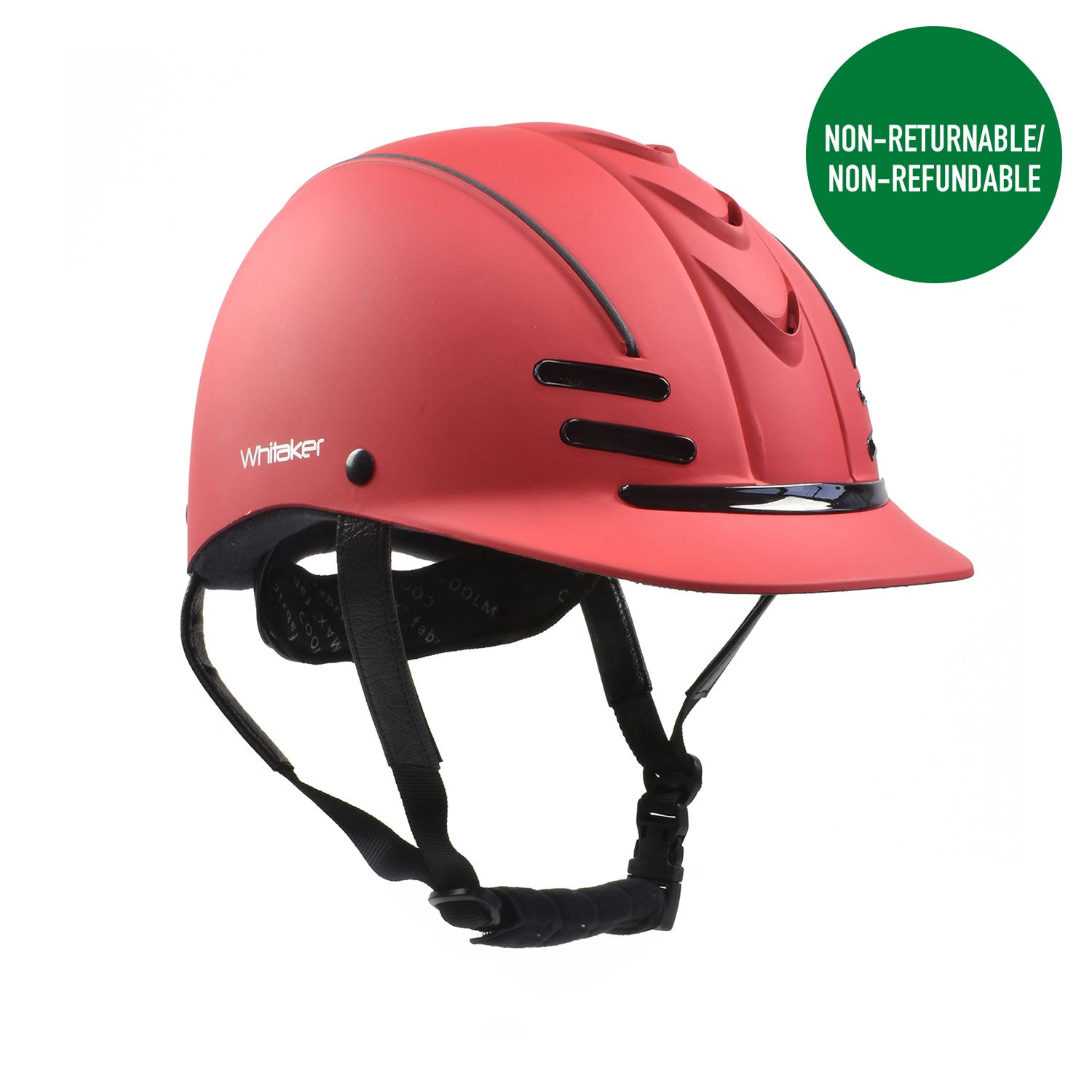 Whitaker Rh072 Club Young Rider Helmet Red