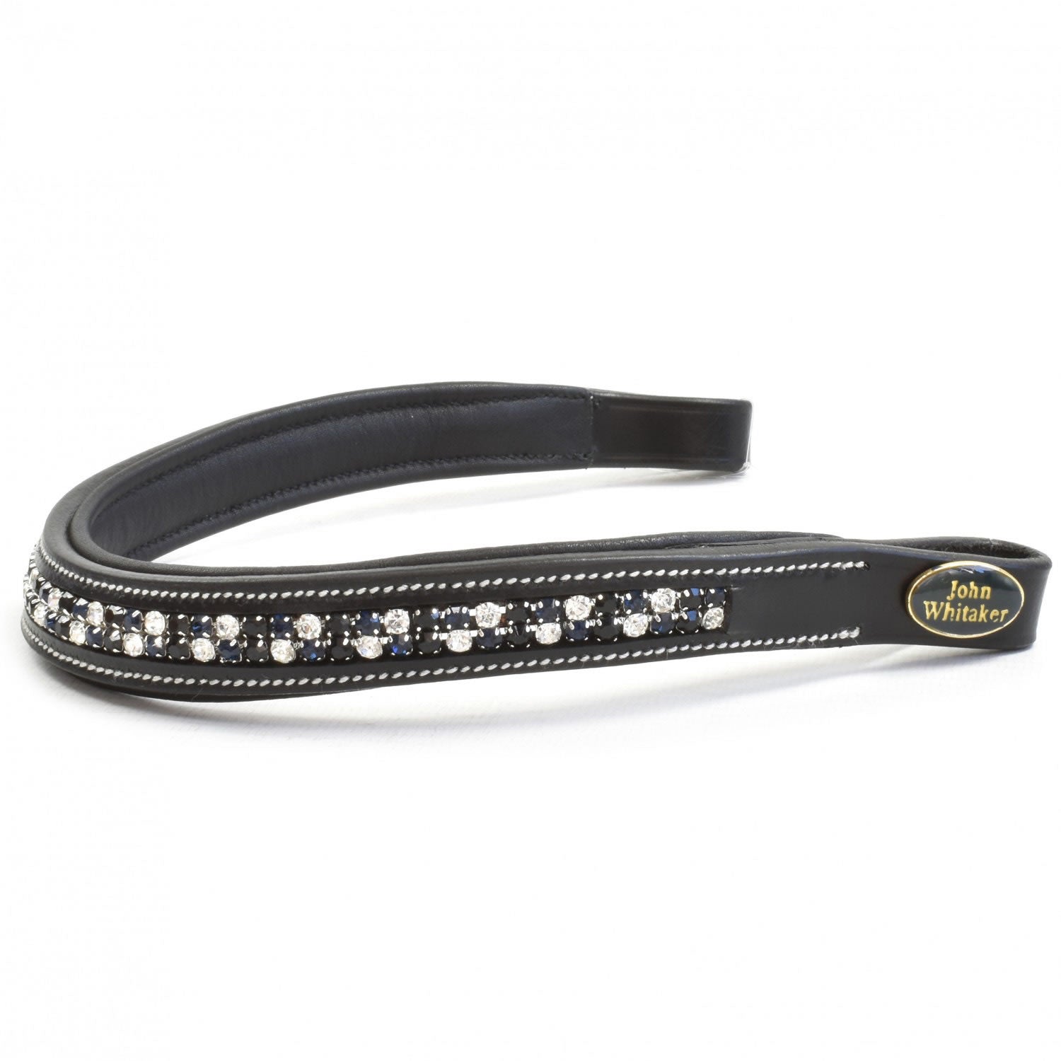 Whitaker Bb104 Checkerboard Browband Black