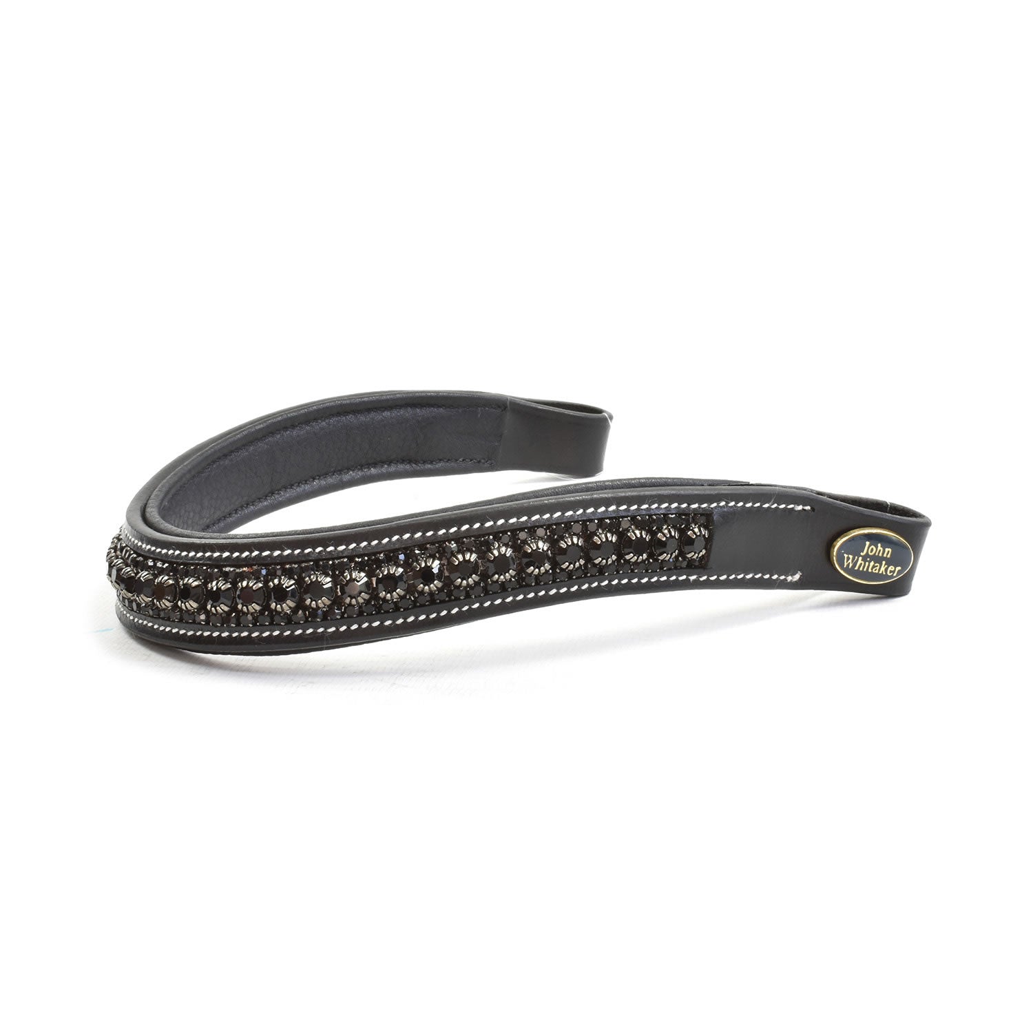 Whitaker Bb105 Chunky Crystal Browband Black/black