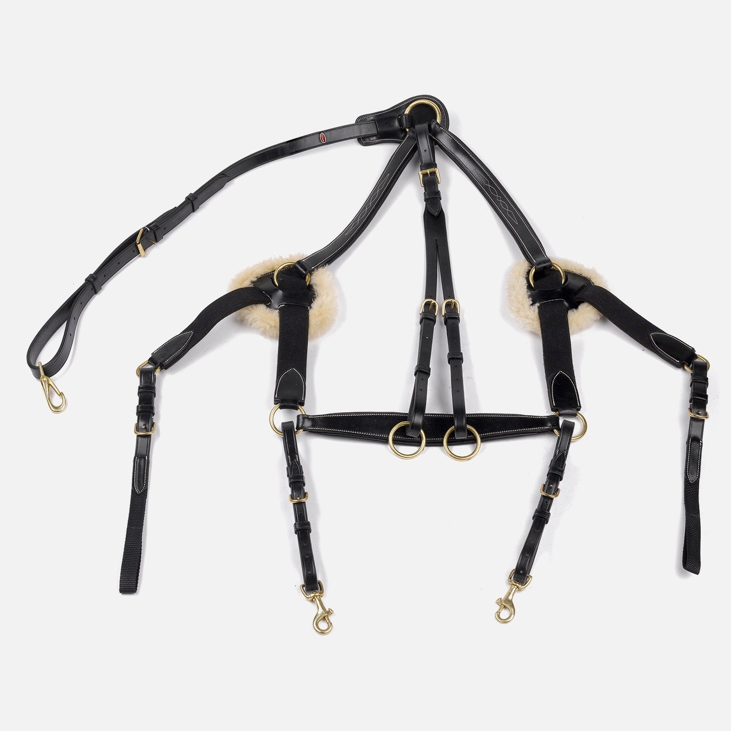 Whitaker Bp052 Valencia 5 Point Breastplate Black