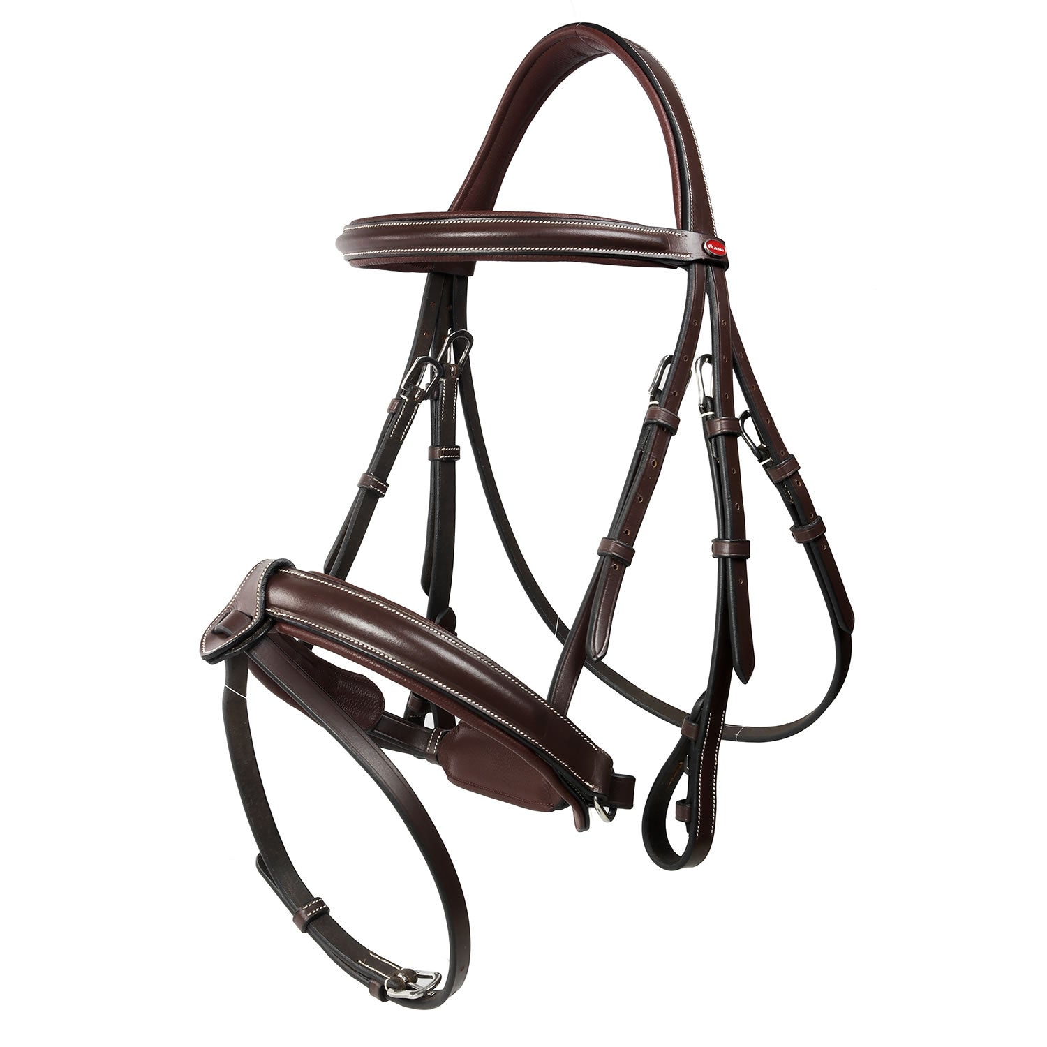 Whitaker Br048a Eastwood Crank Bridle C/w Reins Havana