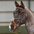 Whitaker Br052 Valencia Deluxmexican Bridle C/w Rein Havana