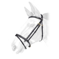 Whitaker Br053 Valencia Deluxeflash Bridle C/w Reins Black