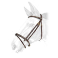 Whitaker Br052 Valencia Deluxeflash Bridle C/w Reins Havana