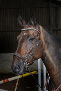Whitaker Br070 Chicago Anatomic Bridle C/w Reins Havana