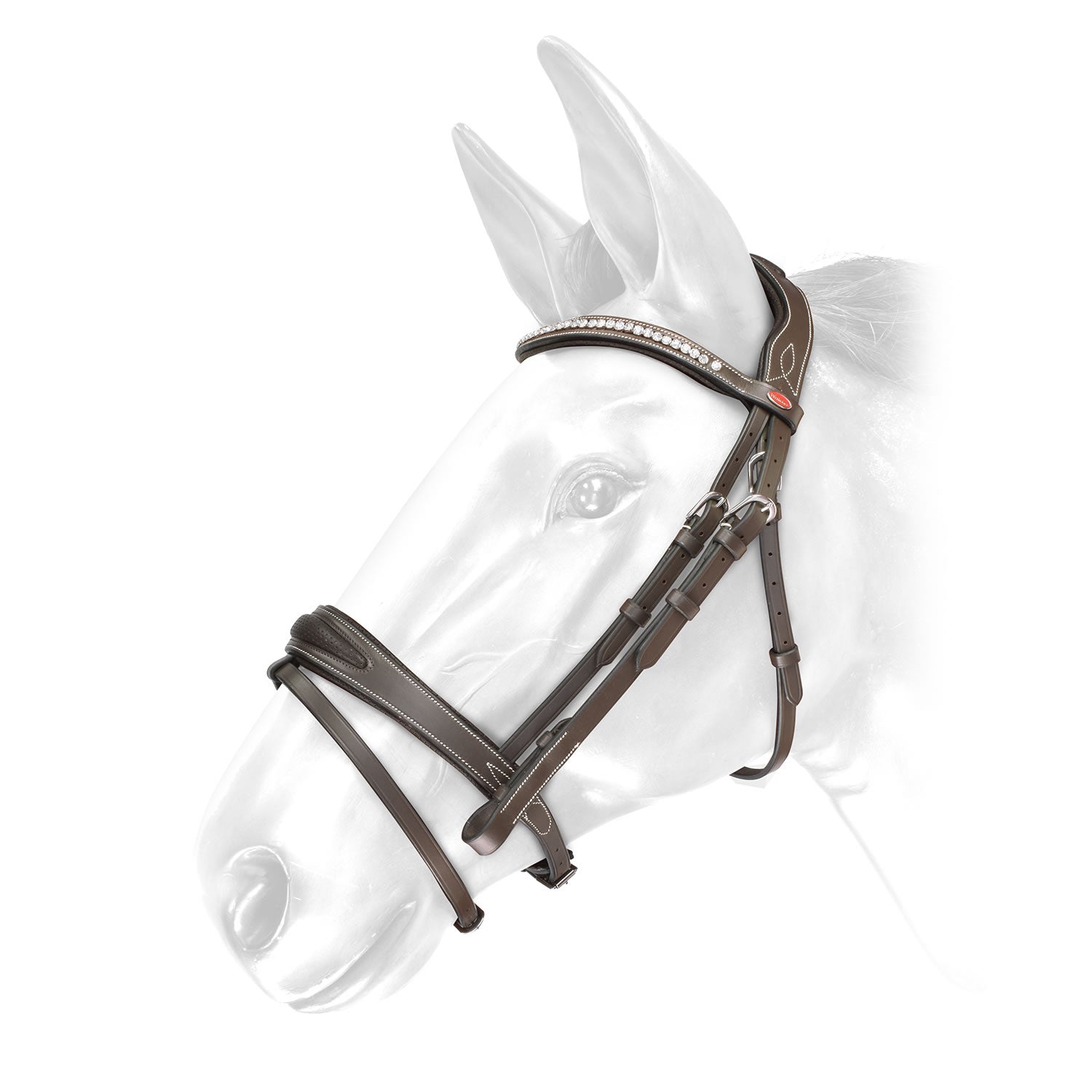 Whitaker Br071 Chicago Bling Bridle Havana