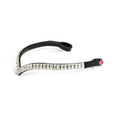 Whitaker Br072bb Lynton V-shaped Diamante Browband Black