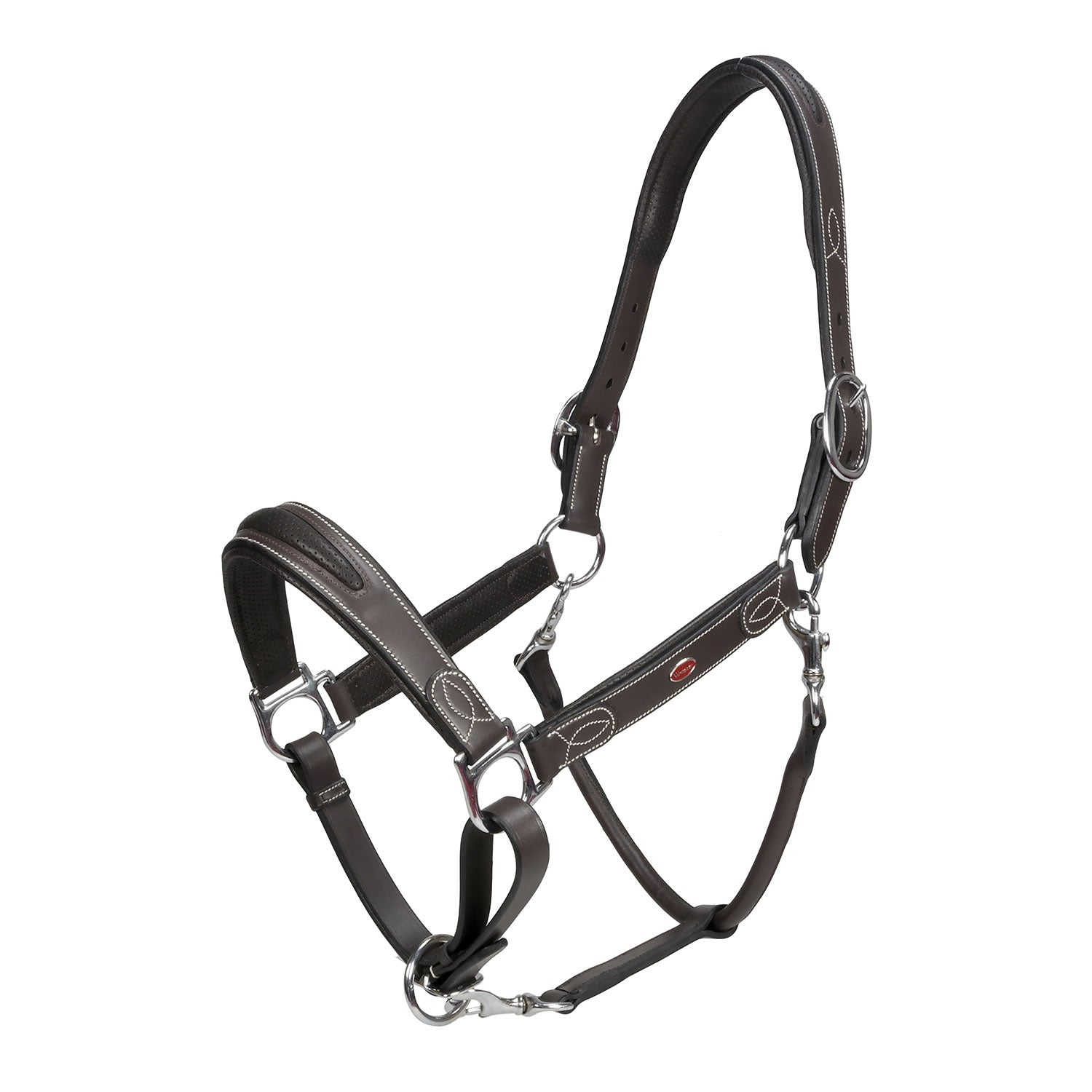 Whitaker Hc070 Chicago Leather Headcollar Light Havana