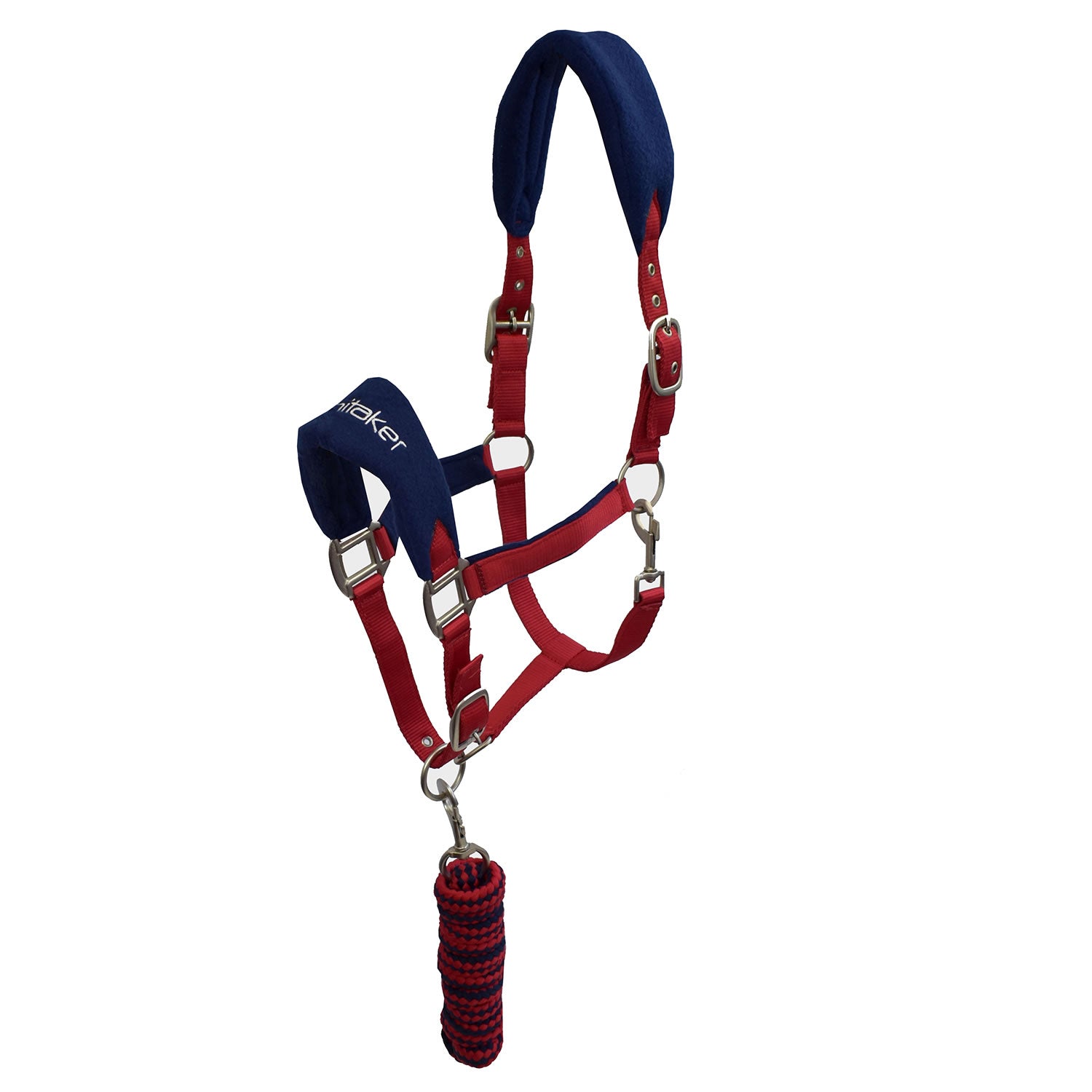 Whitaker Hc160 Club Headcollar & Leadrope Set Red