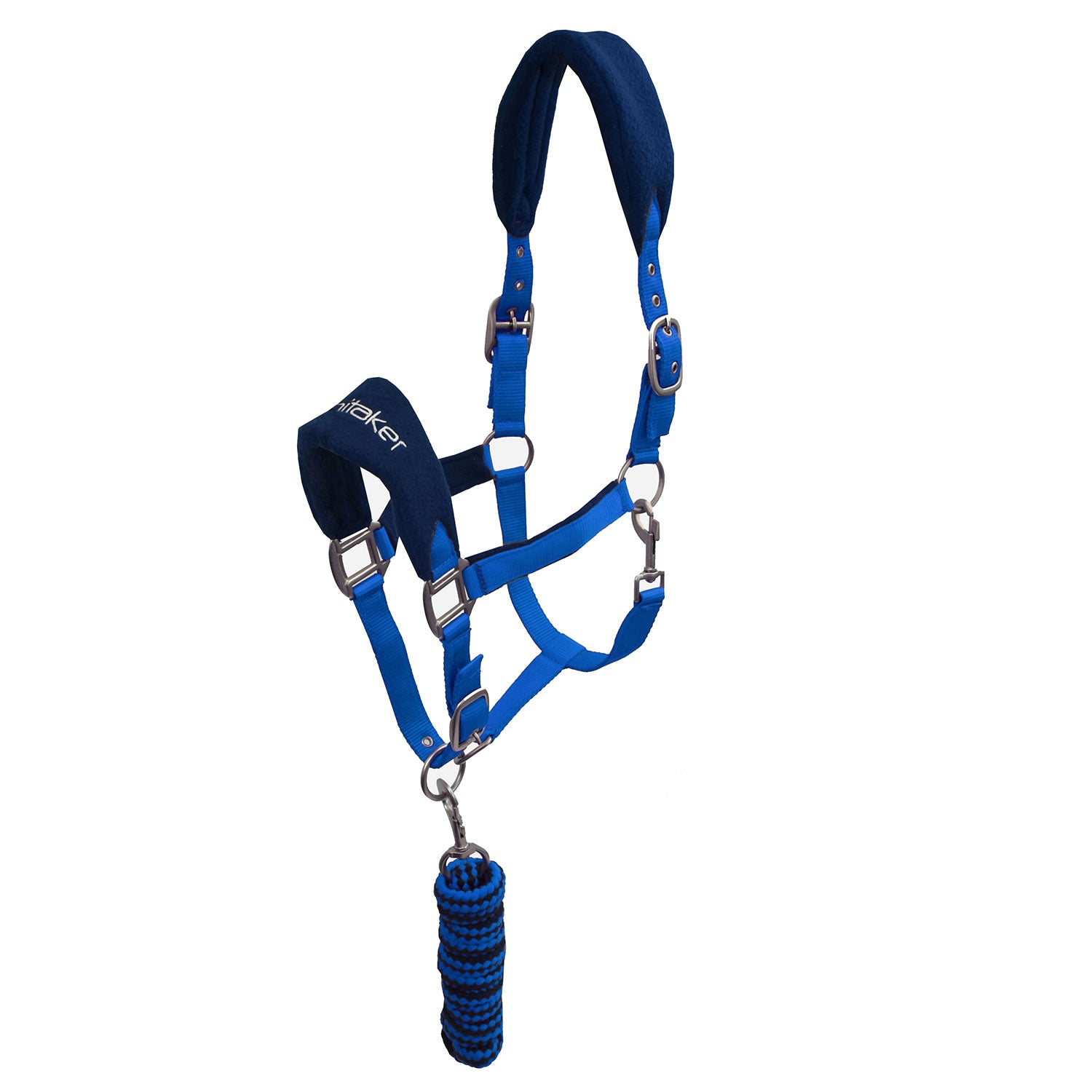Whitaker Hc160 Club Headcollar & Leadrope Set Royal Blue