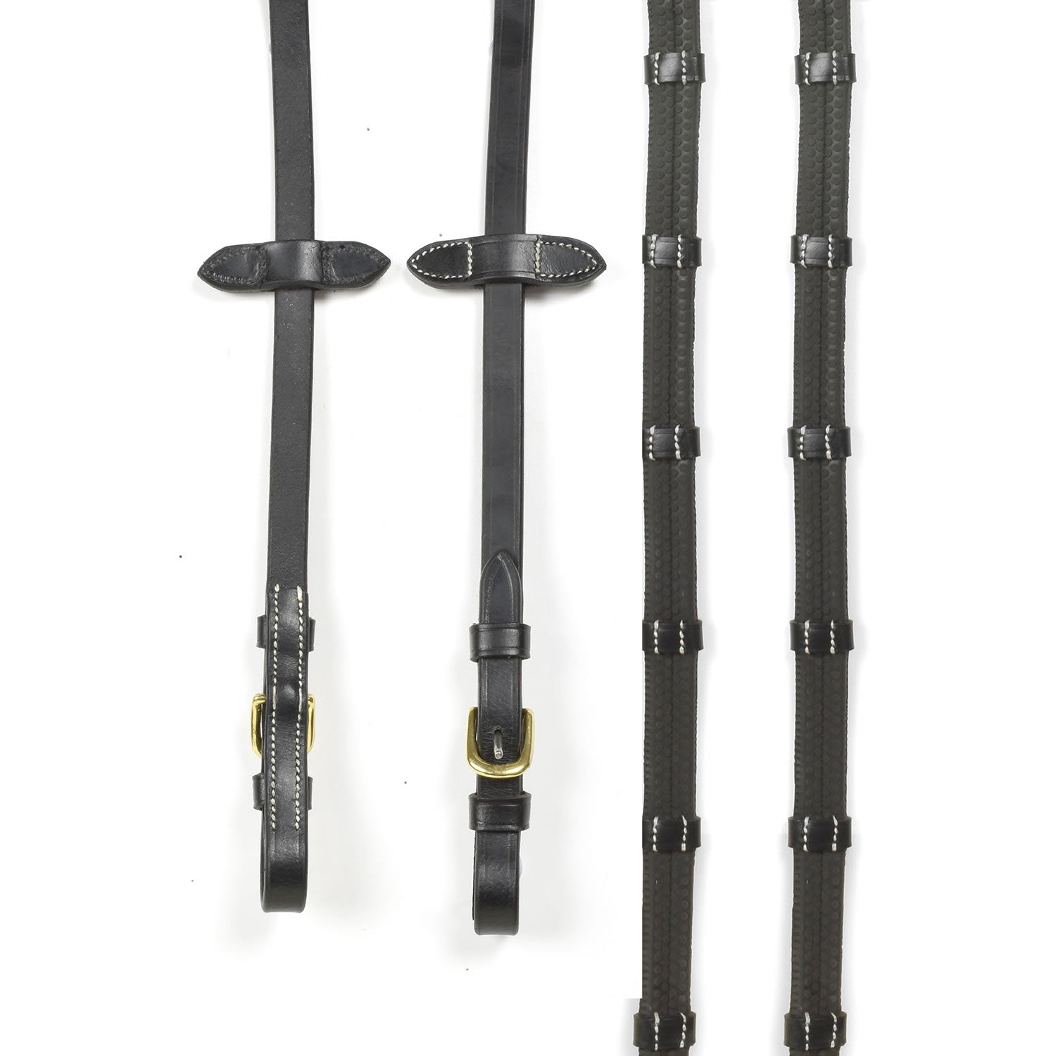 Whitaker Rer0101 Buckle 9-loop Reins Black