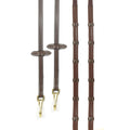 Whitaker Rer0103 Snap Clip 9-loop Reins Havana
