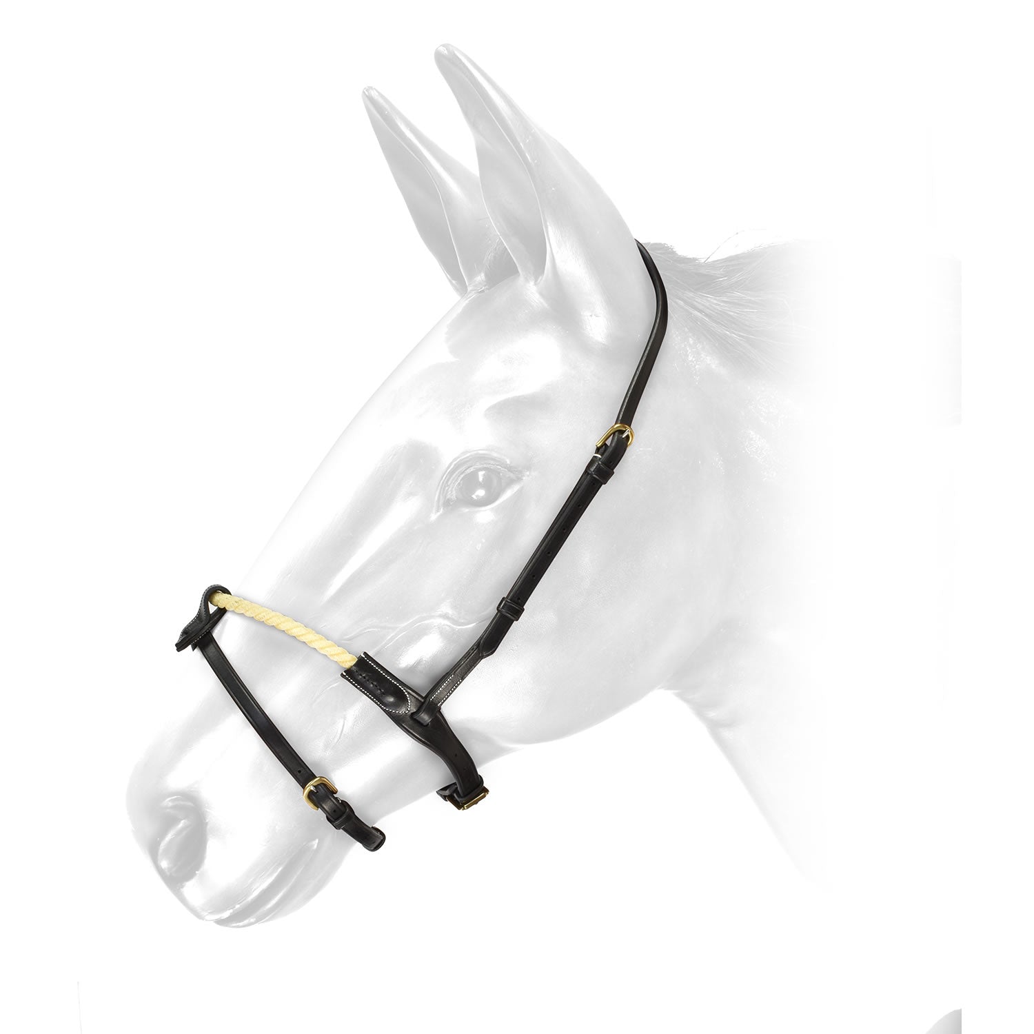 Whitaker Rnb Rope Noseband Black