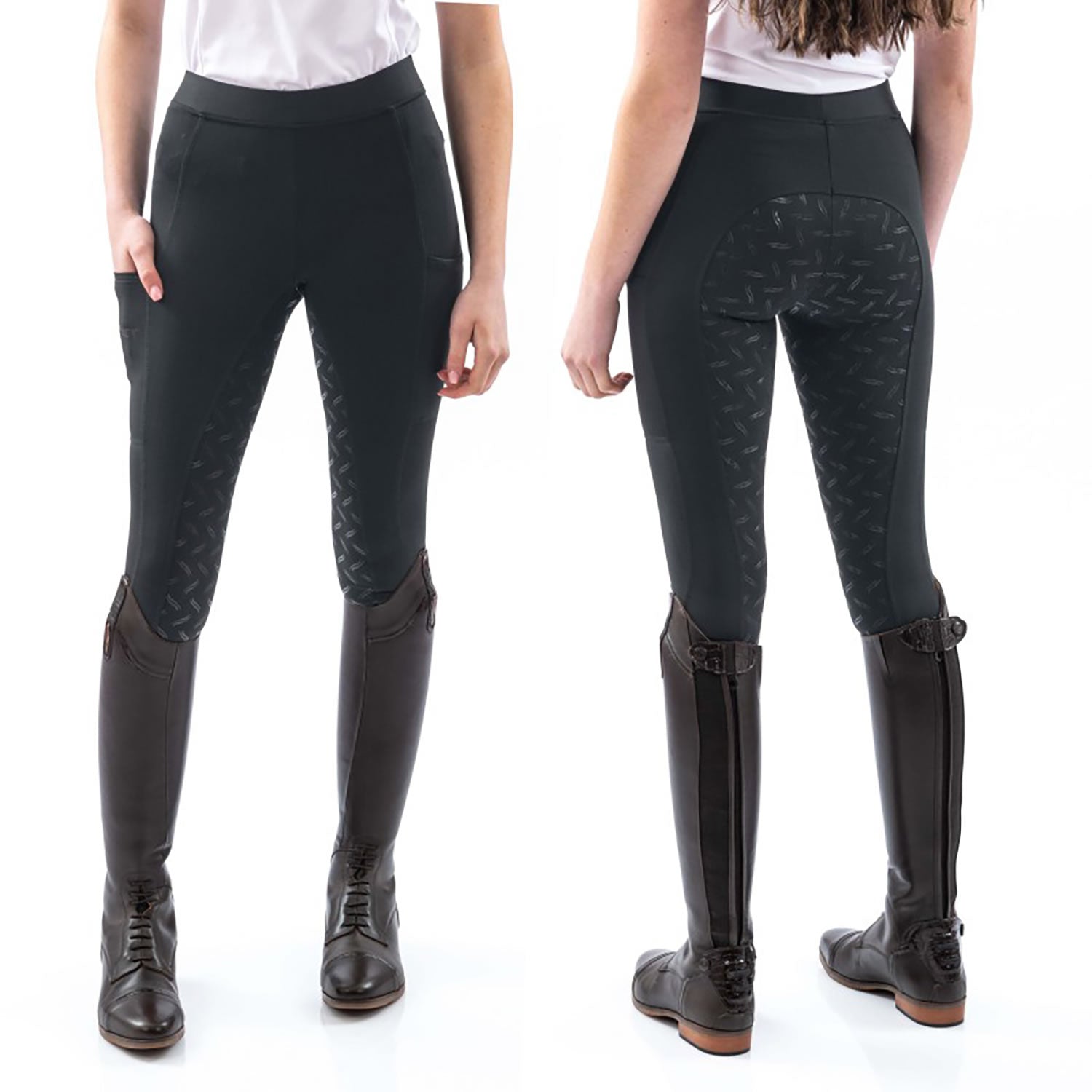 Whitaker B180k Shore Childs Riding Tights Black