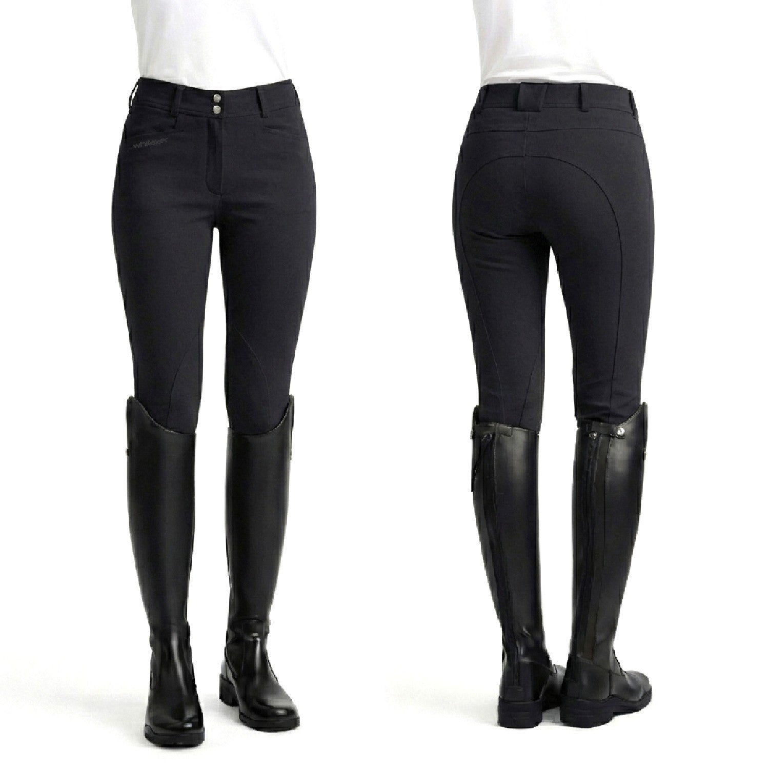 Whitaker B238k Hemsworth Young Rider Breeches Black