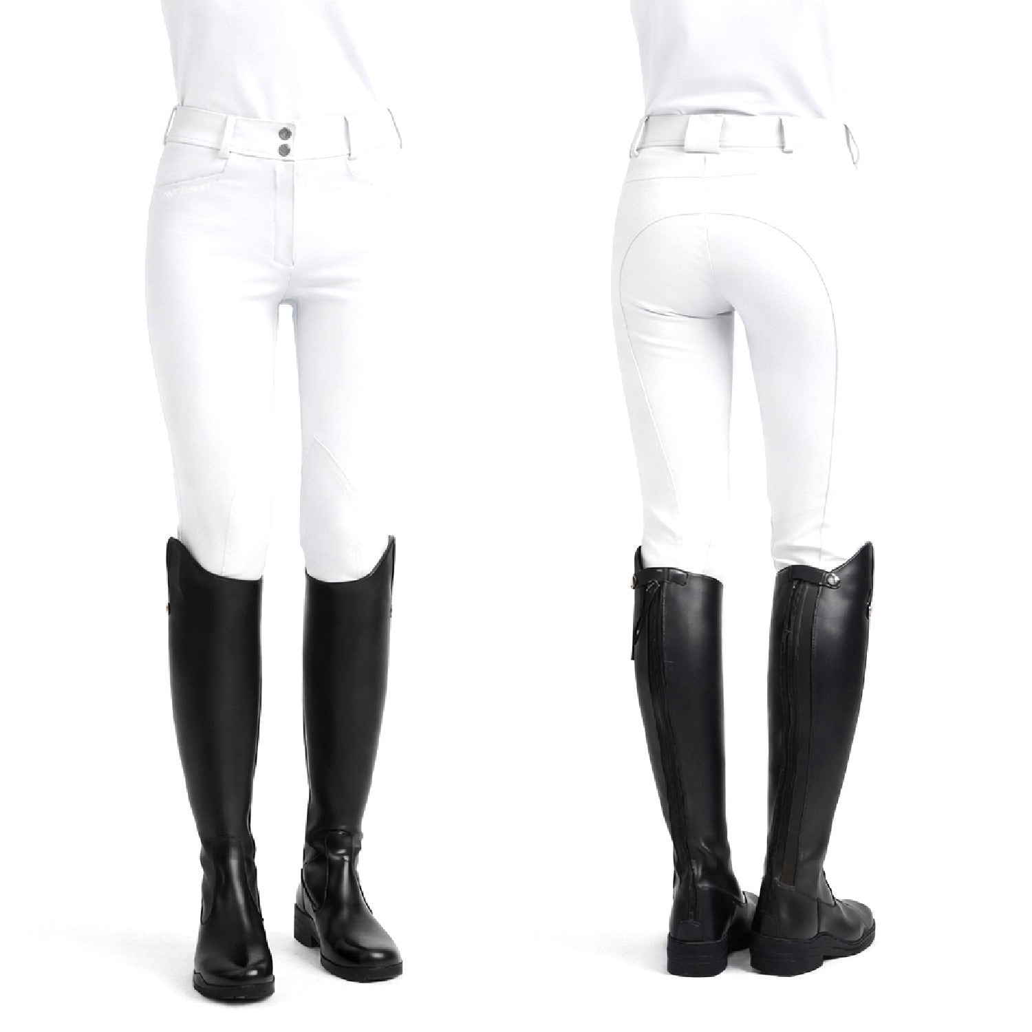 Whitaker B238k Hemsworth Young Rider Breeches White