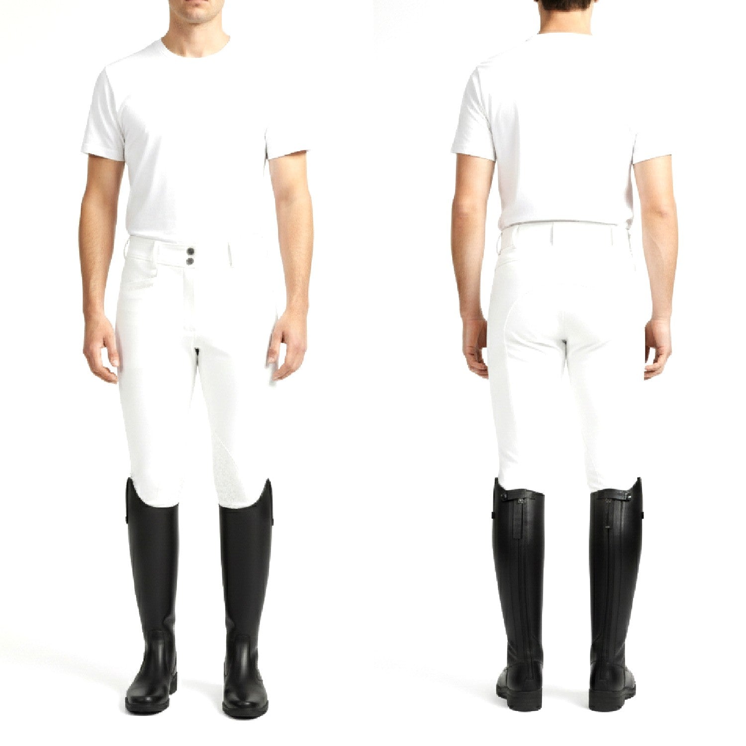 Whitaker B238m Hemsworth Mens Breeches White