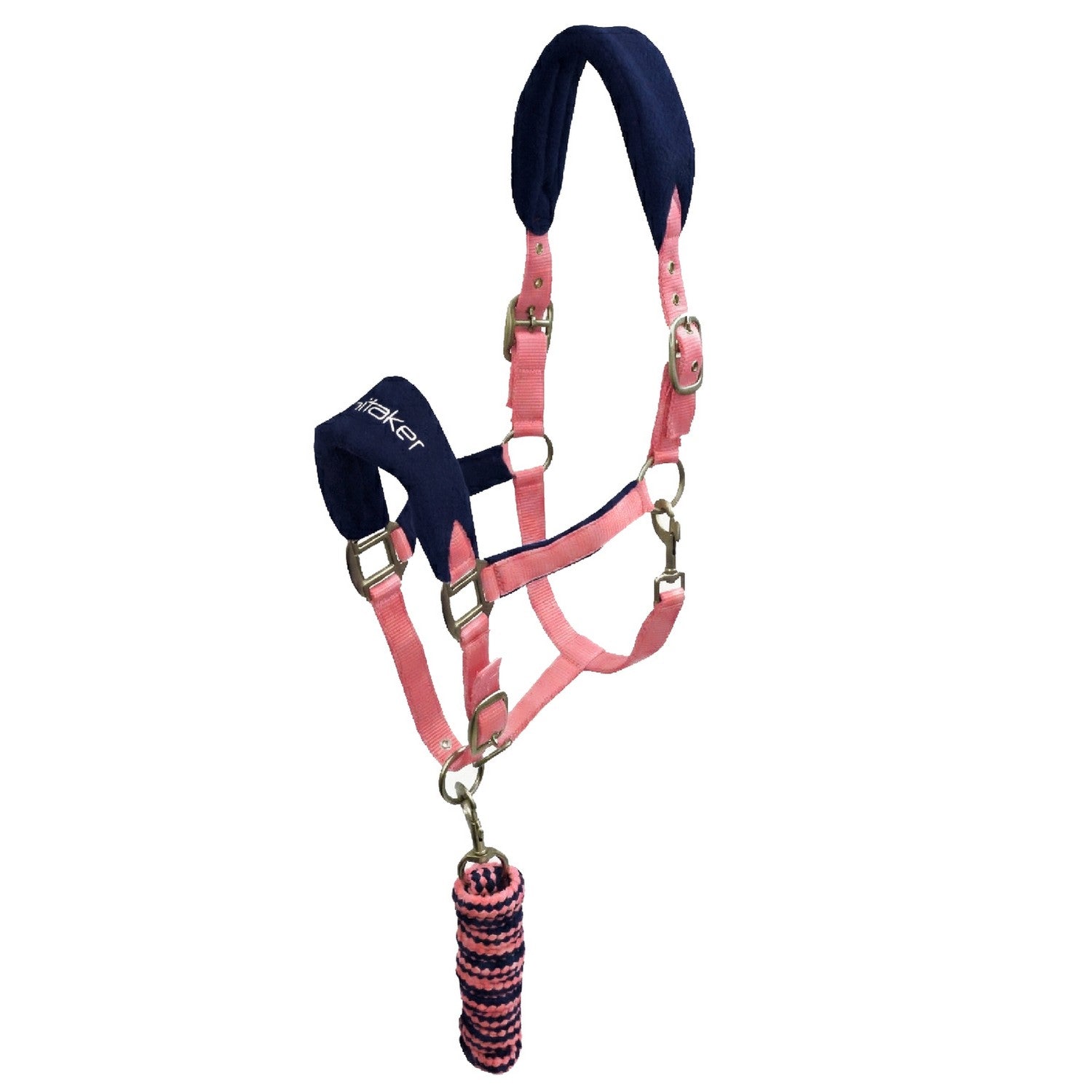 Whitaker Hc160 Club Headcollar& Lead Rope Set Pink