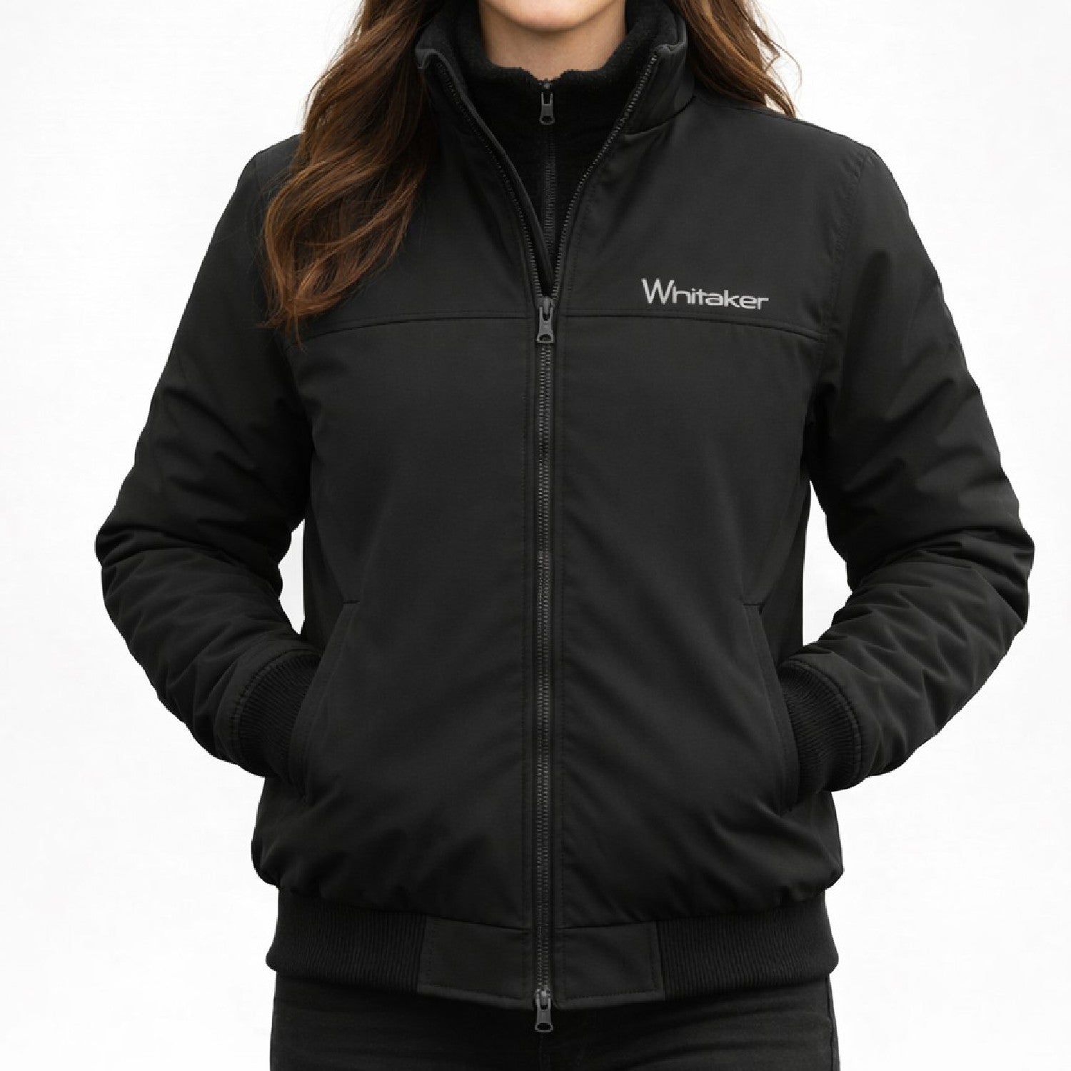 Whitaker Ow040 Wyke Fleece Lined Smug Jacket Black