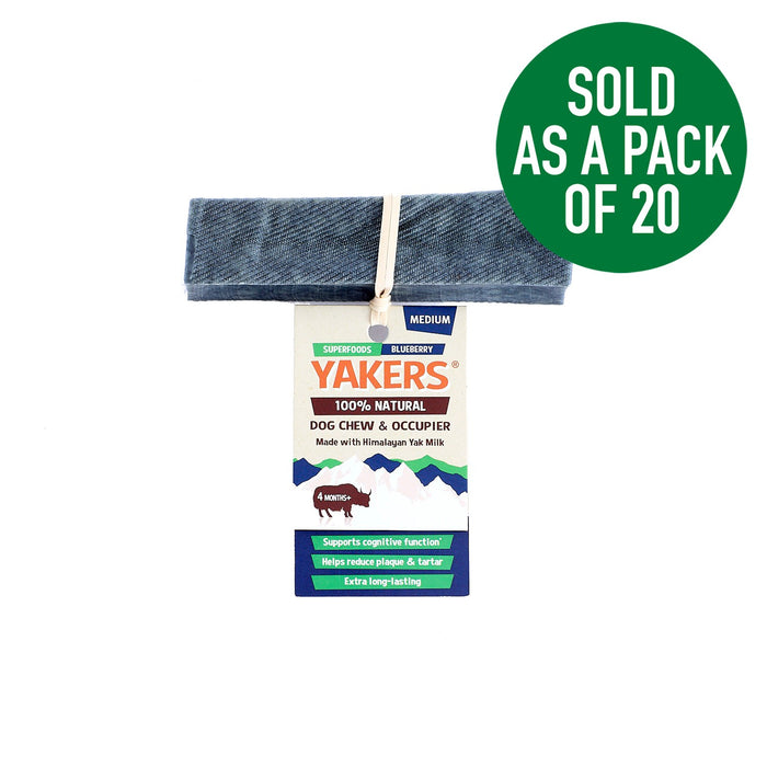 Yakers Dog Chew Blueberry