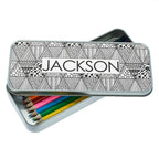 Abstract Sketch Pencil Case