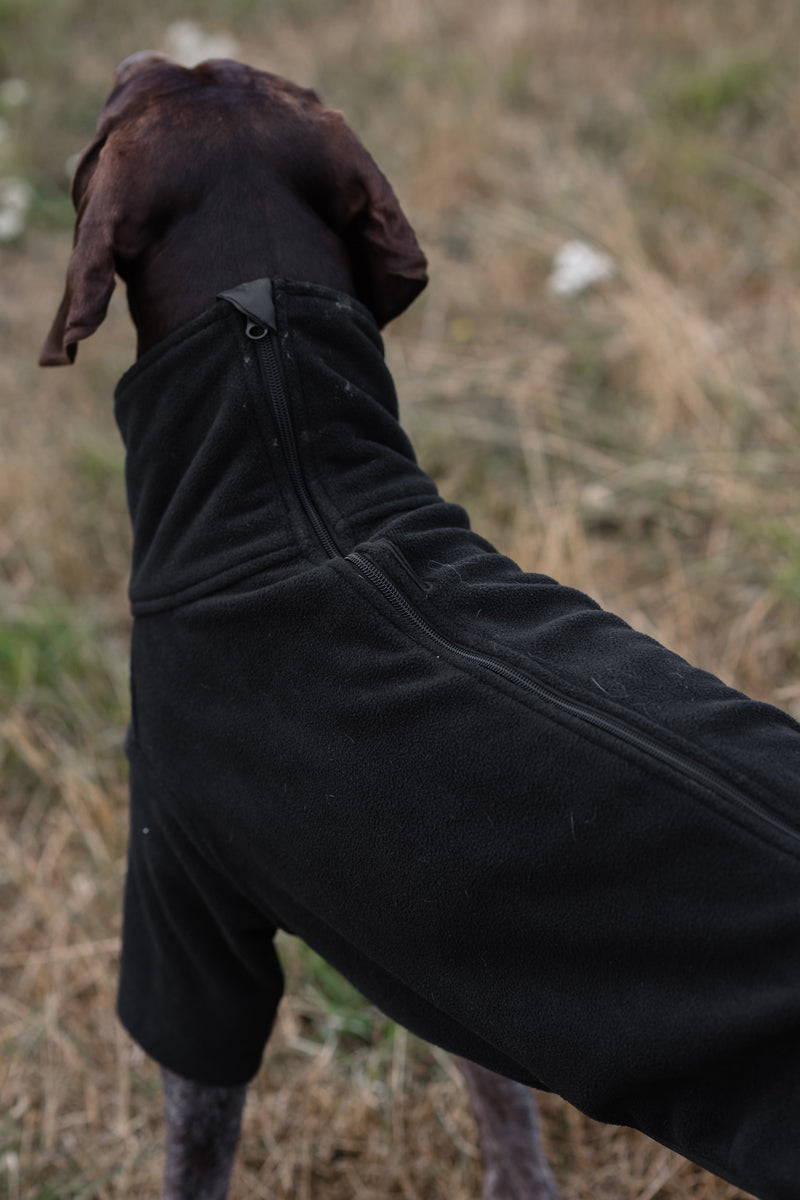 Fleece Dog Jumper - Black